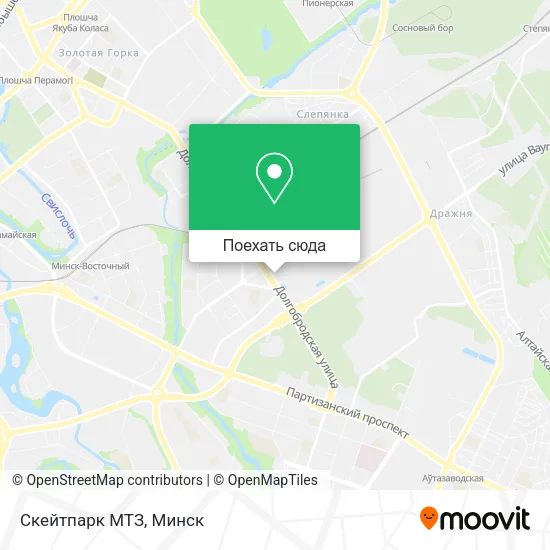Карта Скейтпарк МТЗ
