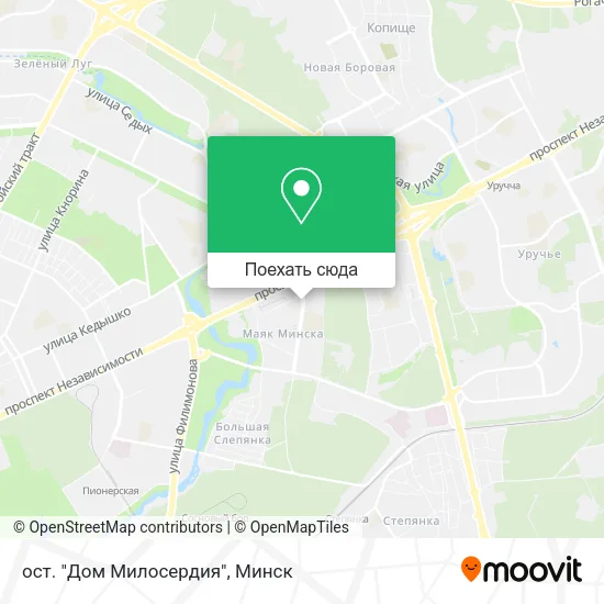 Карта ост. "Дом Милосердия"