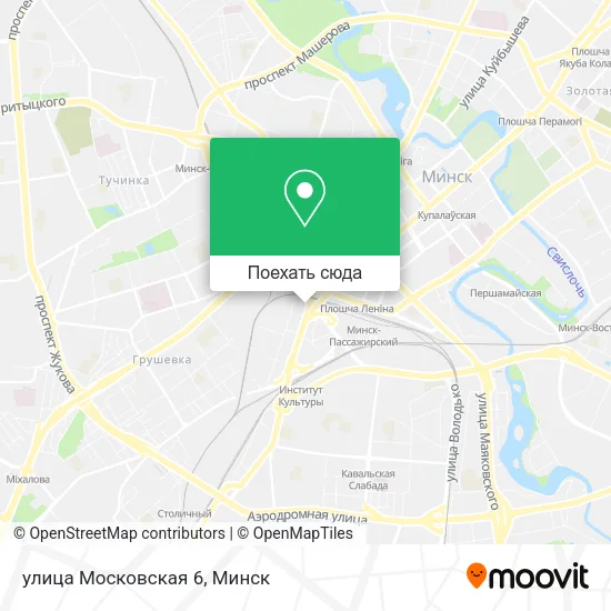 Карта улица Московская 6