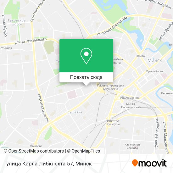 Карта улица Карла Либкнехта 57