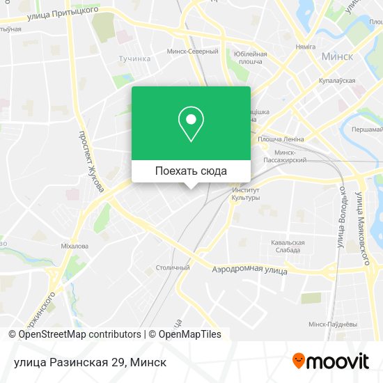 Карта улица Разинская 29