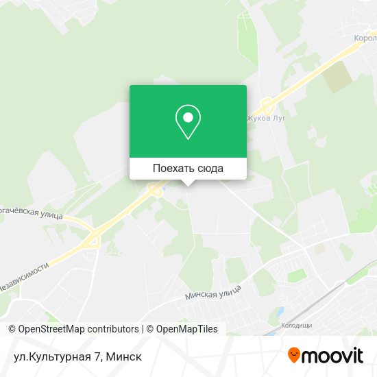 Карта ул.Культурная 7