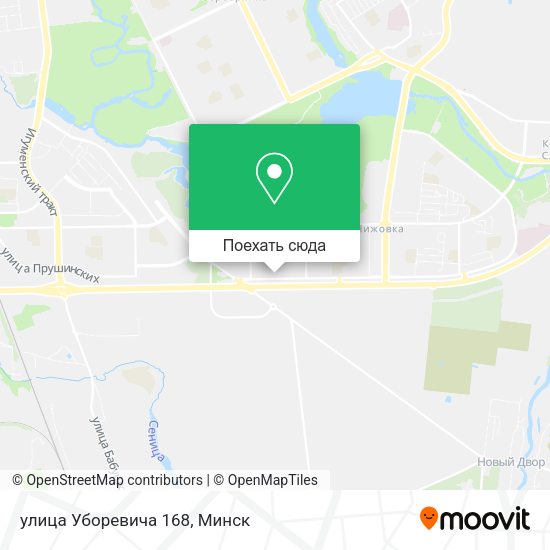 Карта улица Уборевича 168