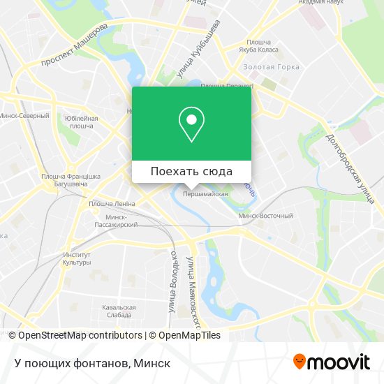 Карта У поющих фонтанов