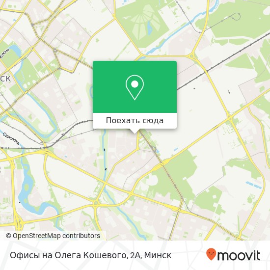 Карта Офисы на Олега Кошевого, 2А