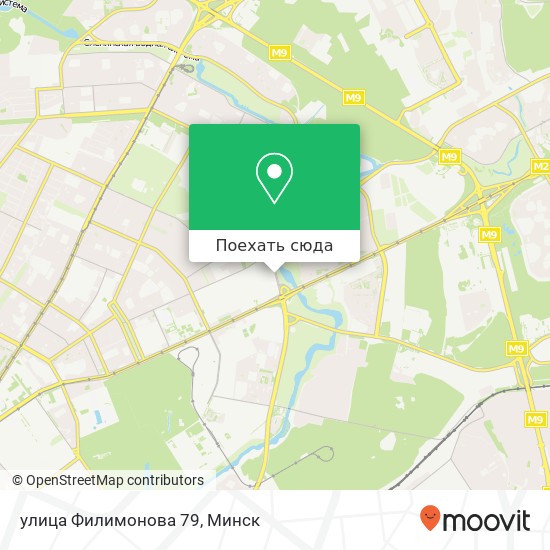Карта улица Филимонова 79