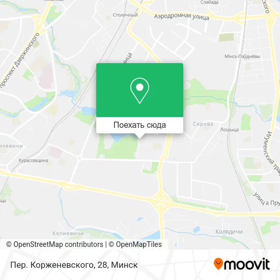Карта Пер. Корженевского, 28