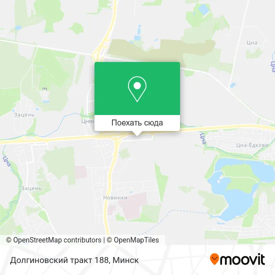 Карта Долгиновский тракт 188