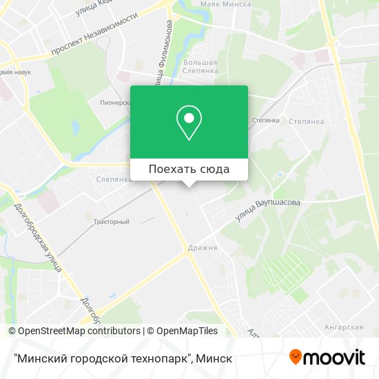 Карта "Минский городской технопарк"