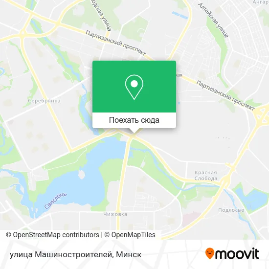 Карта улица Машиностроителей