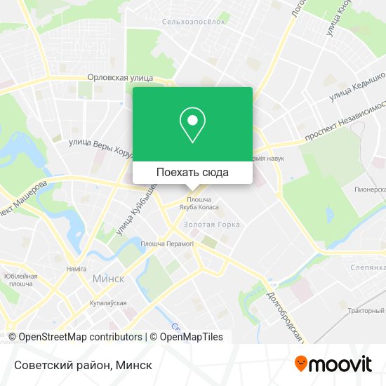 Карта Советский район