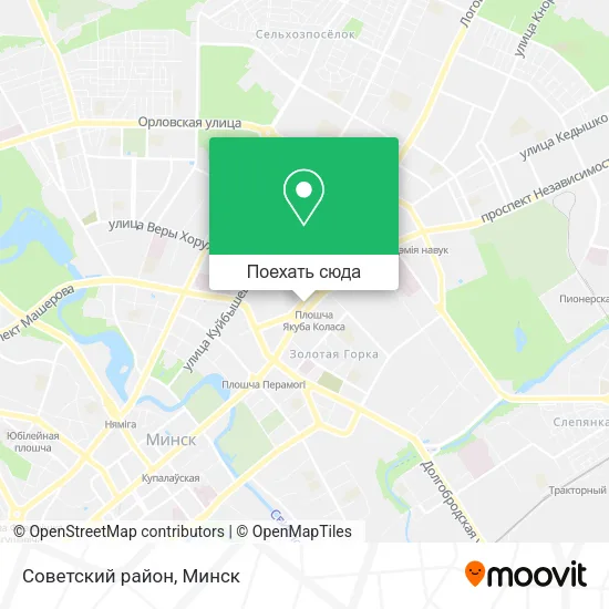 Карта Советский район