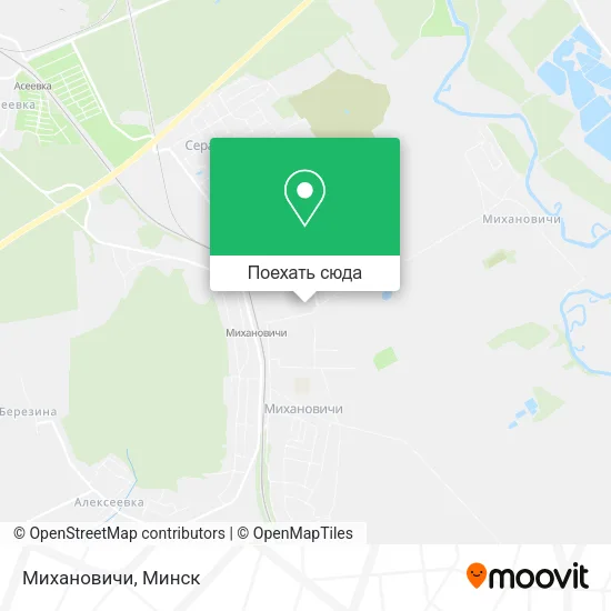 Карта Михановичи