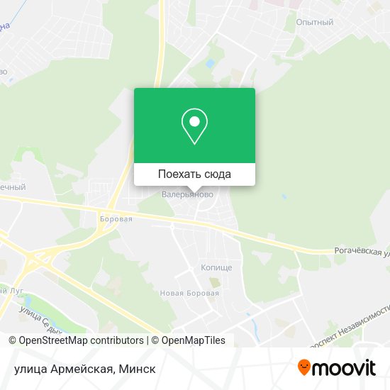 Карта улица Армейская