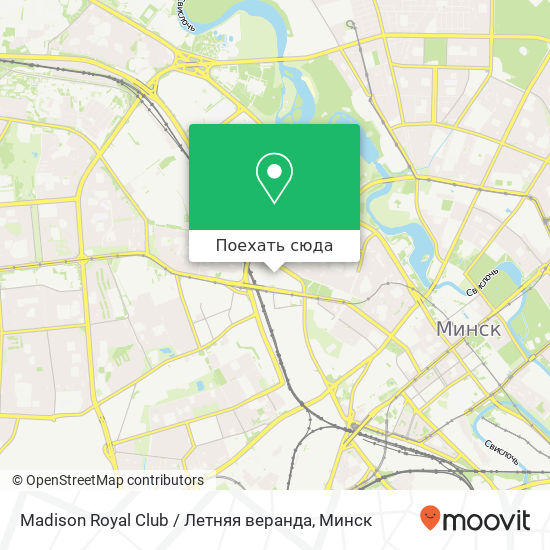 Карта Madison Royal Club / Летняя веранда