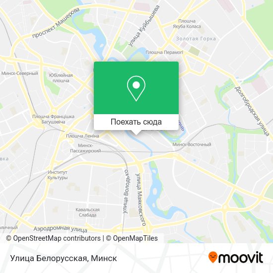 Карта Улица Белорусская