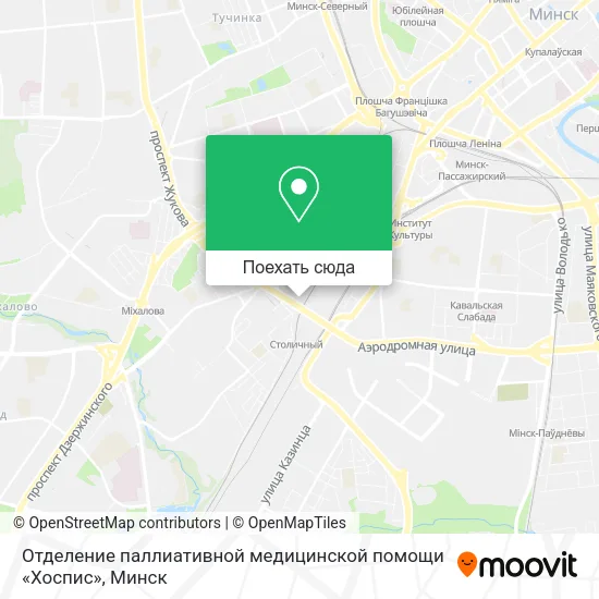 Карта Отделение паллиативной медицинской помощи «Хоспис»