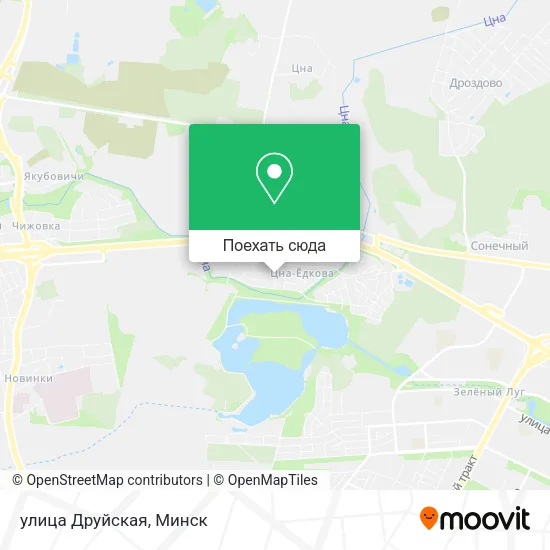 Карта улица Друйская