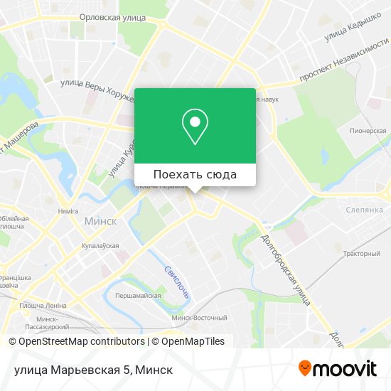 Карта улица Марьевская 5