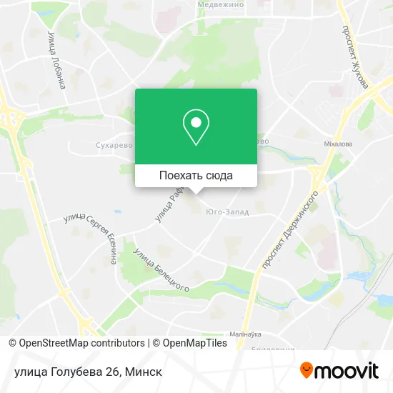Карта улица Голубева 26
