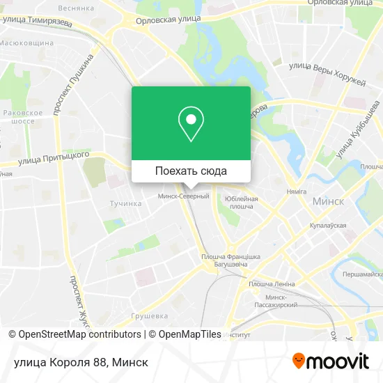 Карта улица Короля 88