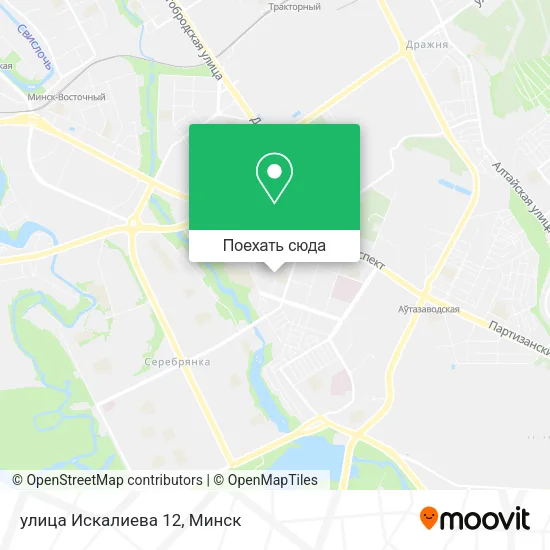 Карта улица Искалиева 12