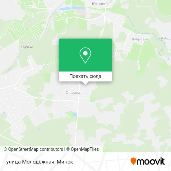 Карта улица Молодёжная