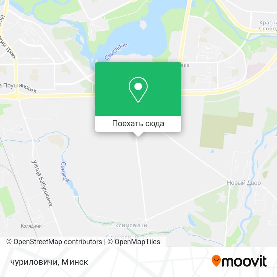 Карта чуриловичи
