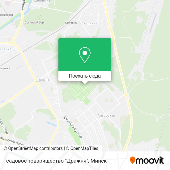 Карта садовое товарищество "Дражня"