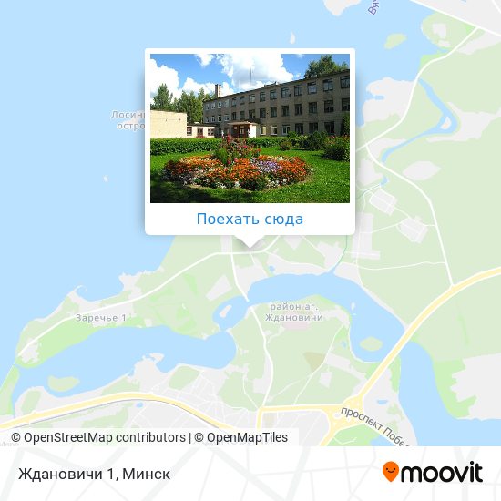Карта Ждановичи 1