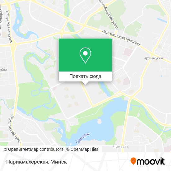 Карта Парикмахерская