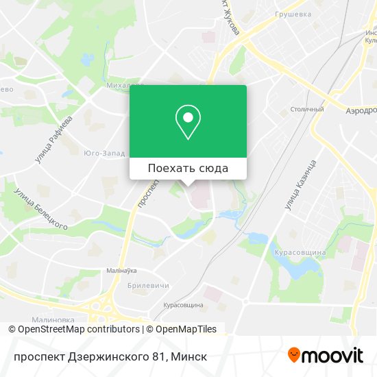 Карта проспект Дзержинского 81
