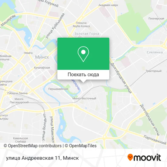 Карта улица Андреевская 11