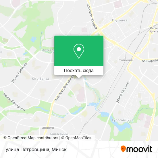 Карта улица Петровщина