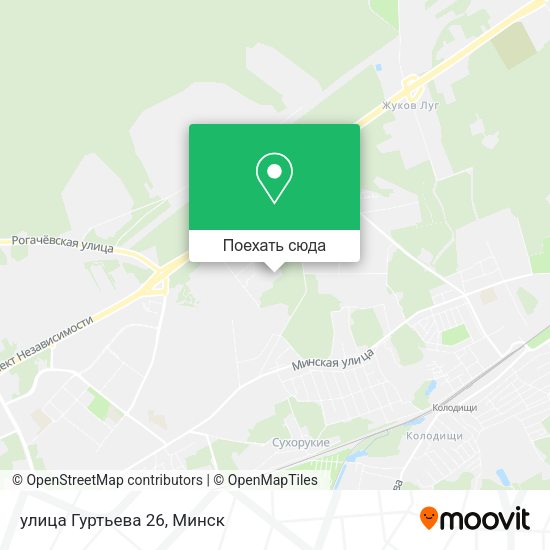Карта улица Гуртьева 26