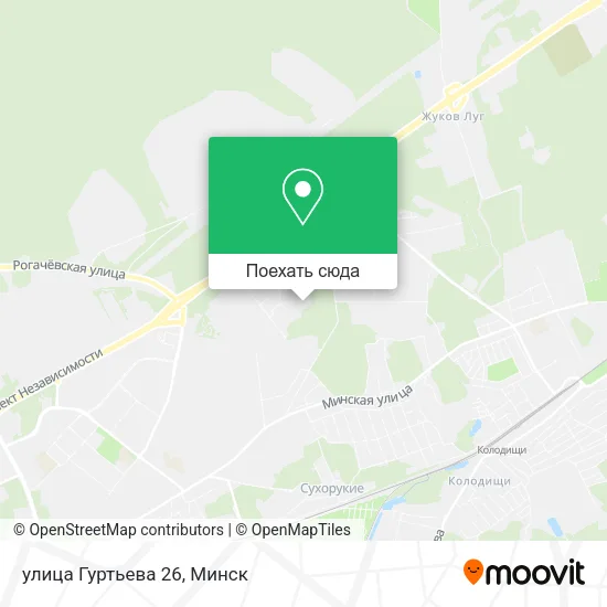 Карта улица Гуртьева 26