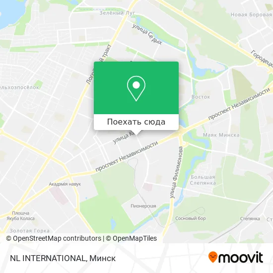 Карта NL INTERNATIONAL