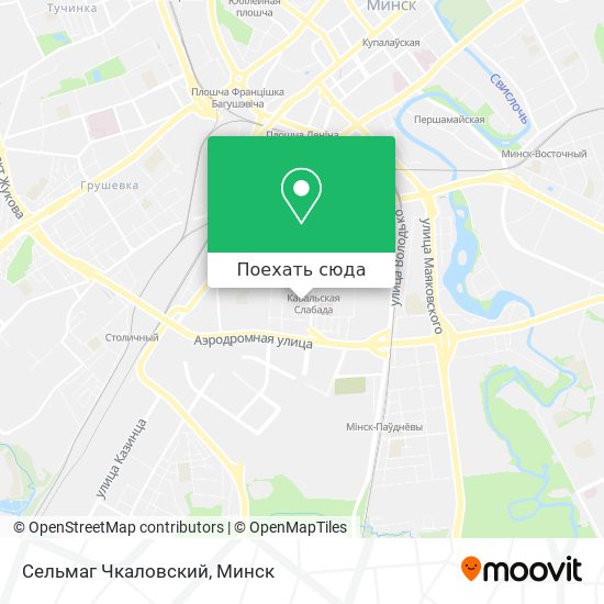Карта Сельмаг Чкаловский