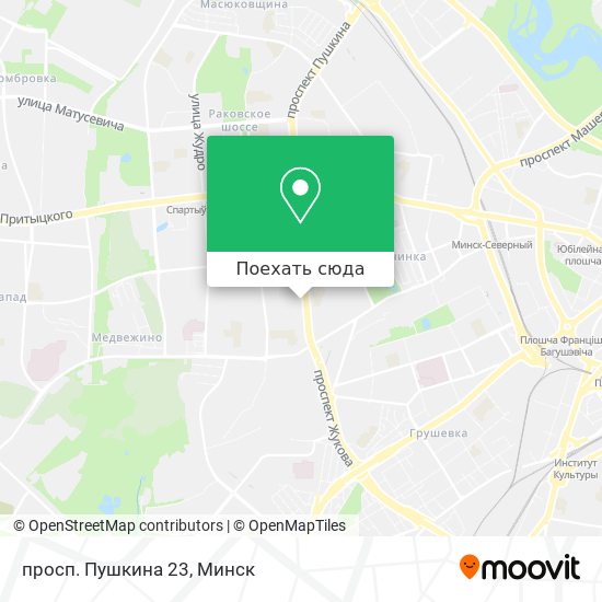Карта просп. Пушкина 23