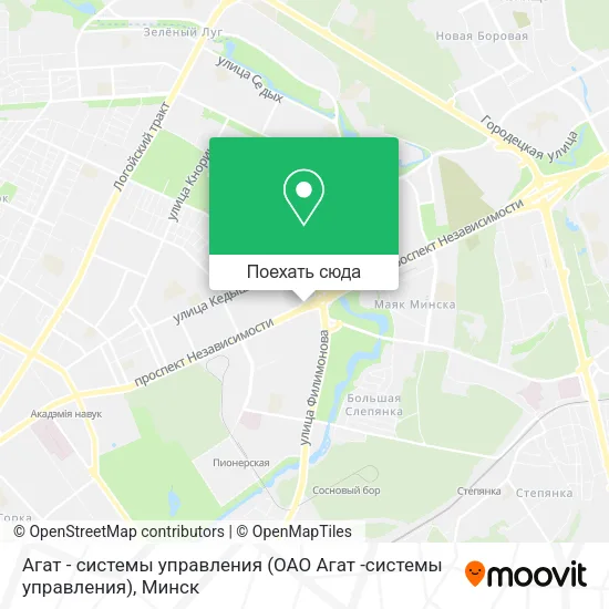 Карта Агат - системы управления