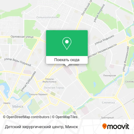 Карта Детский хирургический центр