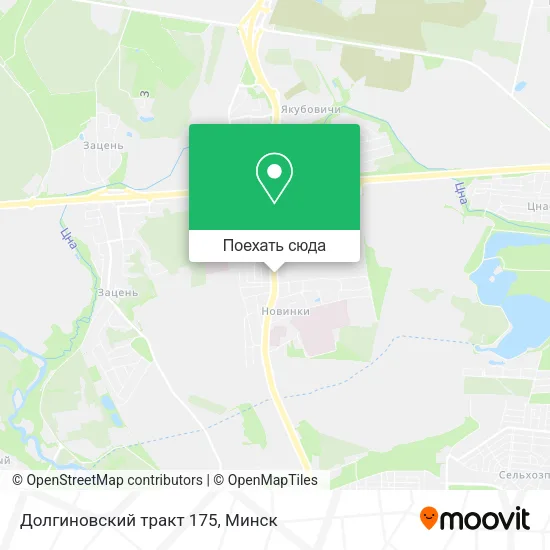 Карта Долгиновский тракт 175