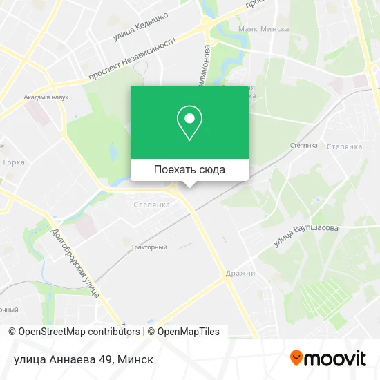 Карта улица Аннаева 49