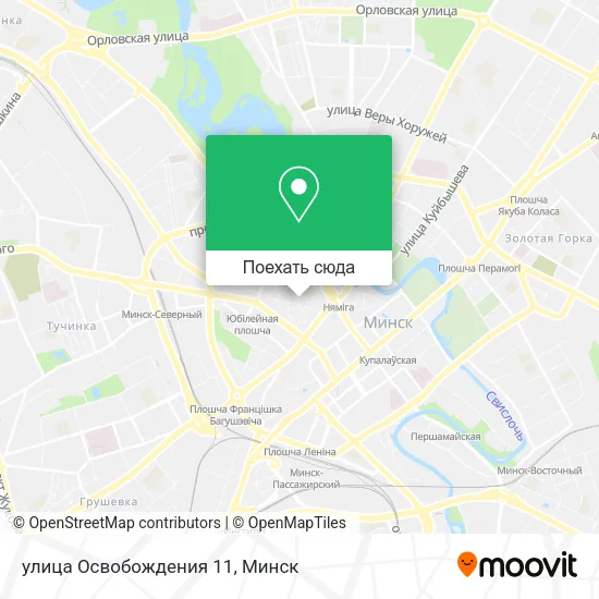 Карта улица Освобождения 11