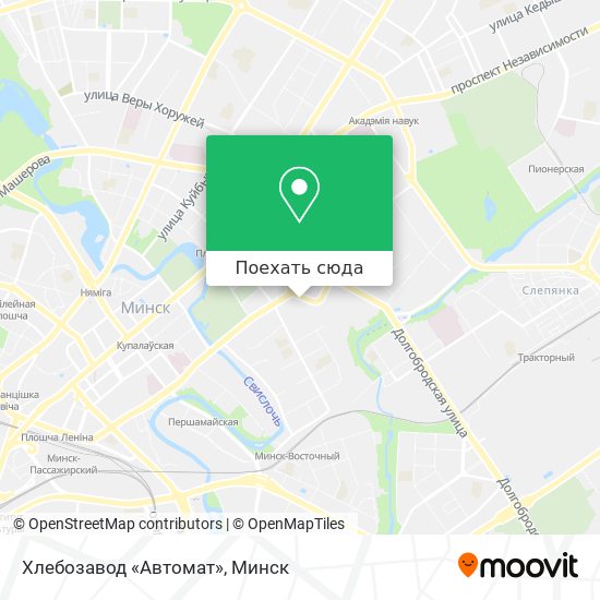 Карта Хлебозавод «Автомат»