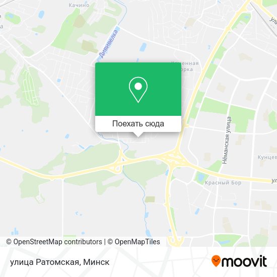 Карта улица Ратомская