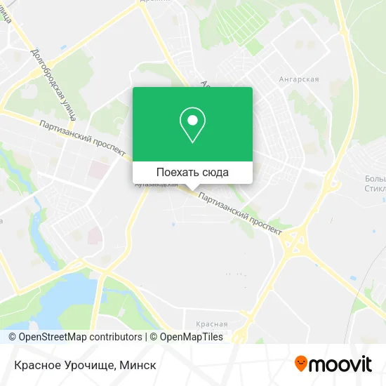 Карта Красное Урочище