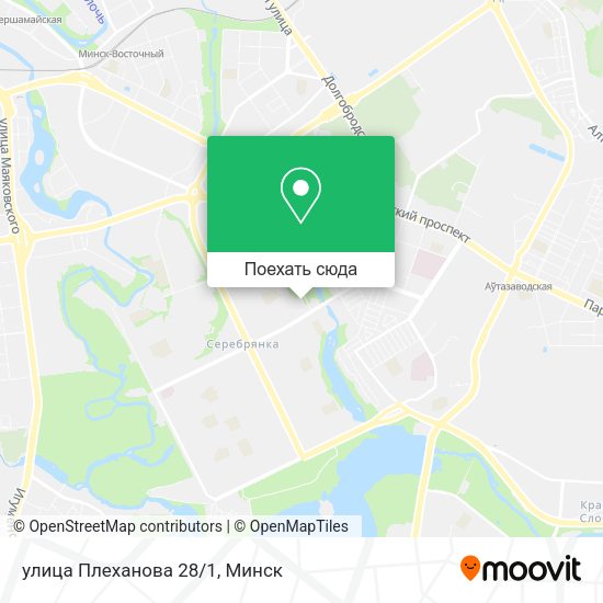 Карта улица Плеханова 28/1