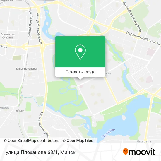 Карта улица Плеханова 68/1