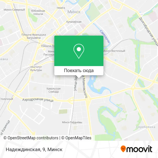 Карта Надеждинская, 9